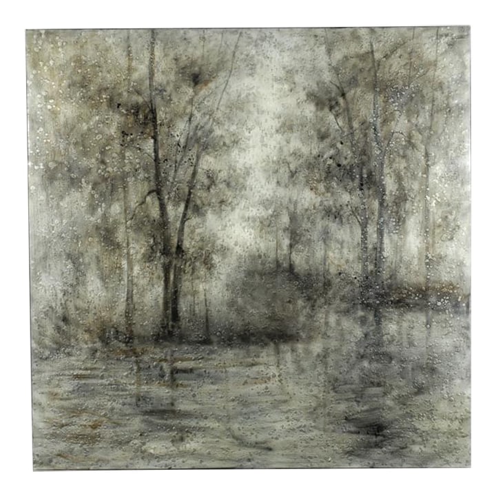 1990s "Landscape Dream" Oil Painting by Raissa: Beautiful oil painting entitled Landscape Dream by Raissa. Condition: Alterations: Unknown Imperfections: Some Imperfections Condition Notes: Excellent condition Origin: United States Materials &