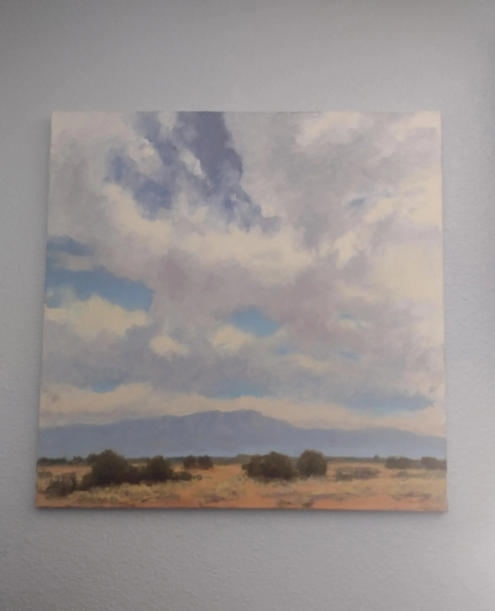Original Oil Painting by Tom Blazier - Southwestern Landscape 30" X 30" - 2