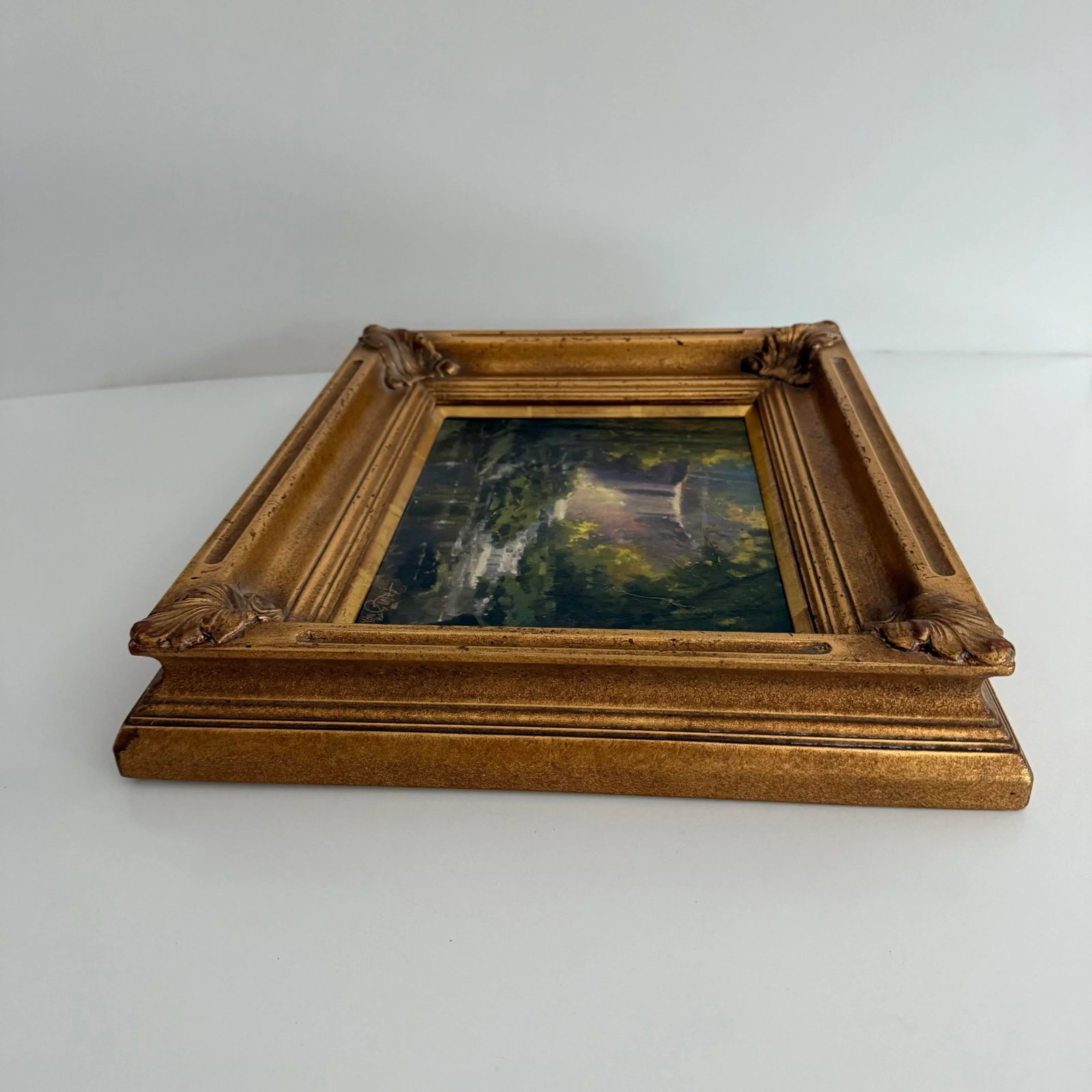 2009 Steve Atkinson Oil Painting of Lantermans Falls- Framed - 8