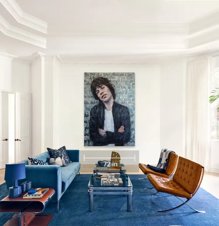 Christina Major Oil on Canvas "Jagger" by Christina Major 47 x 72 2025 - 2