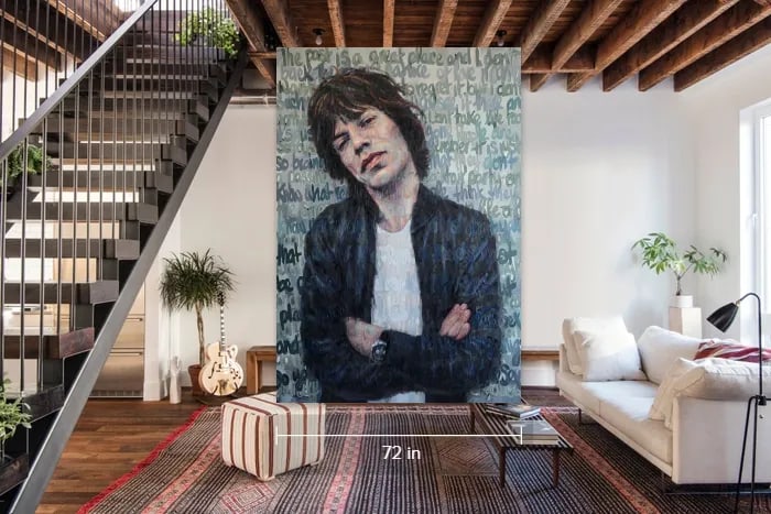 Christina Major Oil on Canvas "Jagger" by Christina Major 47 x 72 2025 - 3