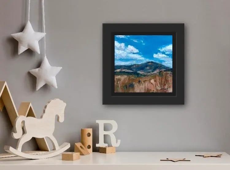 Contemporary Oil Painting, Twin Sisters Mountain - 5
