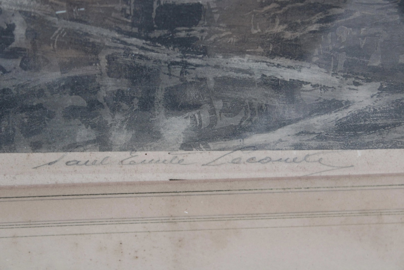 Signed Etching French Paul Emily Lecomte - 4
