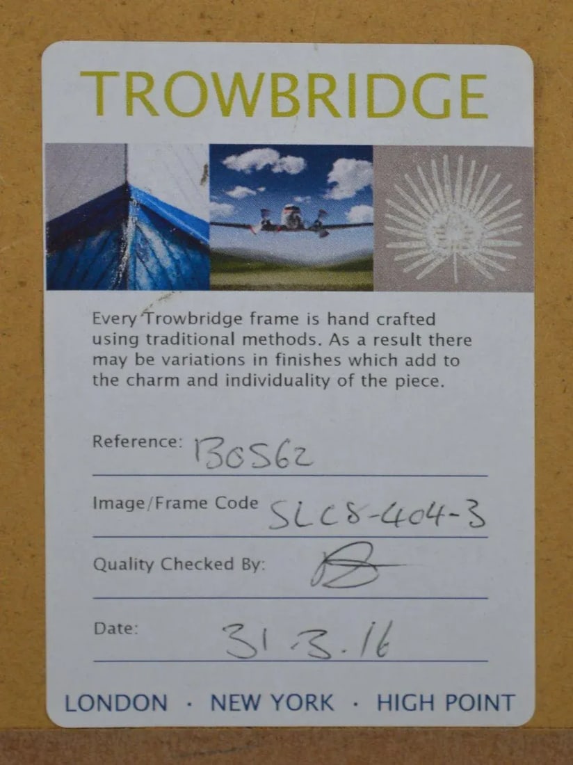 Trowbridge Garden Landscape Print in a Hand Crafted Frame - 2