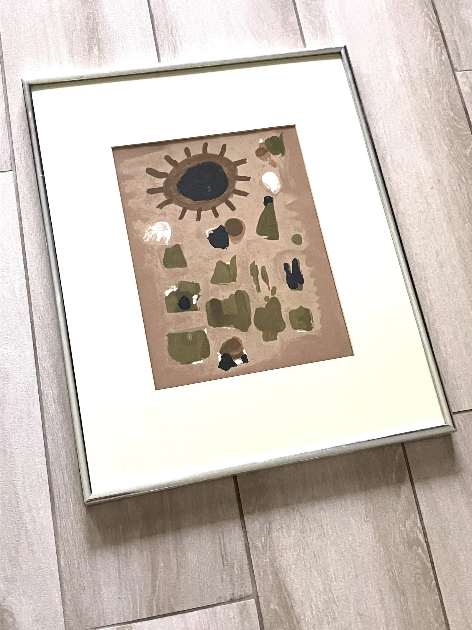 Roger Bissiere Lithograph on Velin Paper, Unsigned, Framed - 3