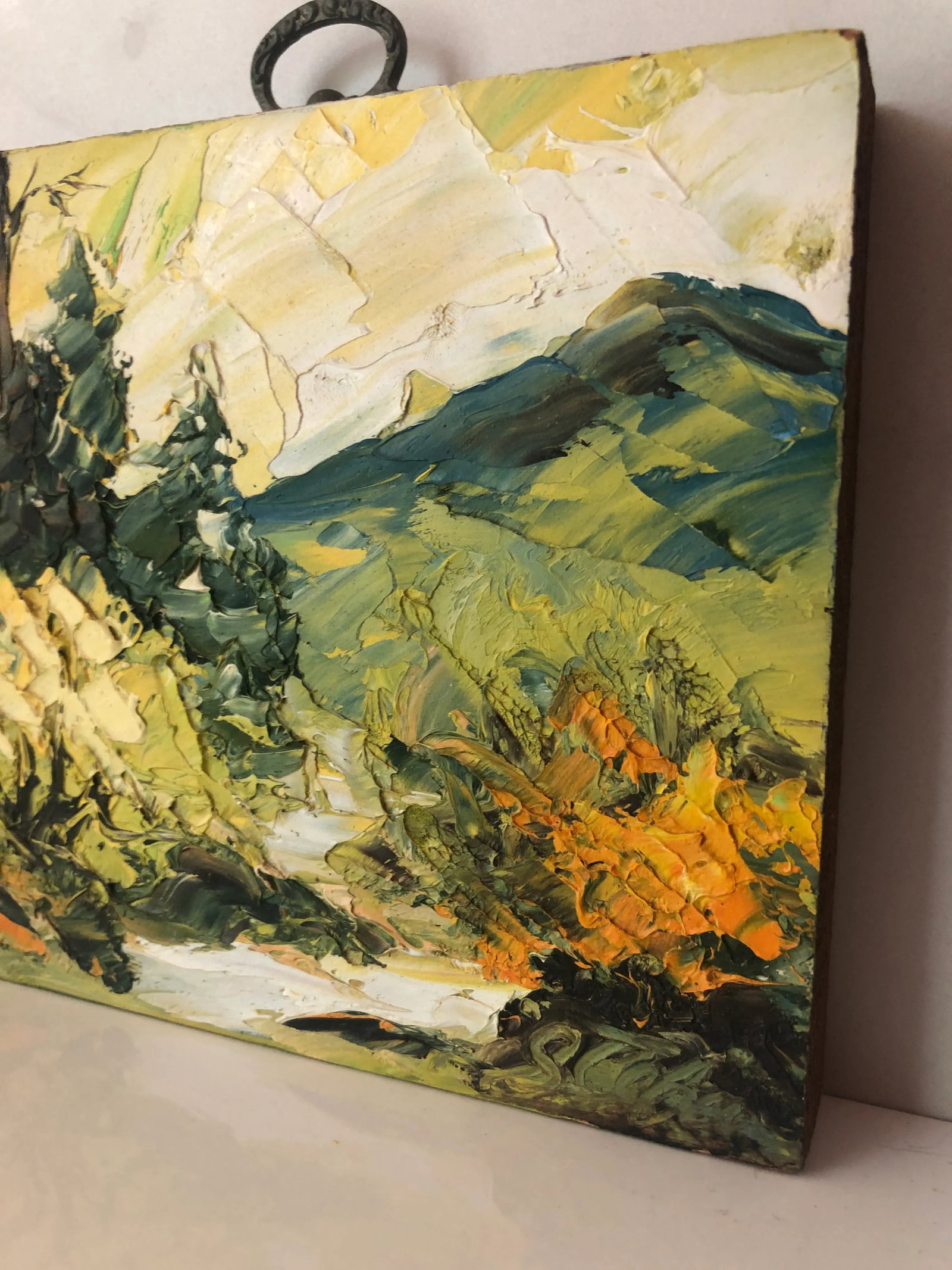 1970's Original Impressionist Alix Rowena Stefan Landscape Oil Paintings - A Pair - 11