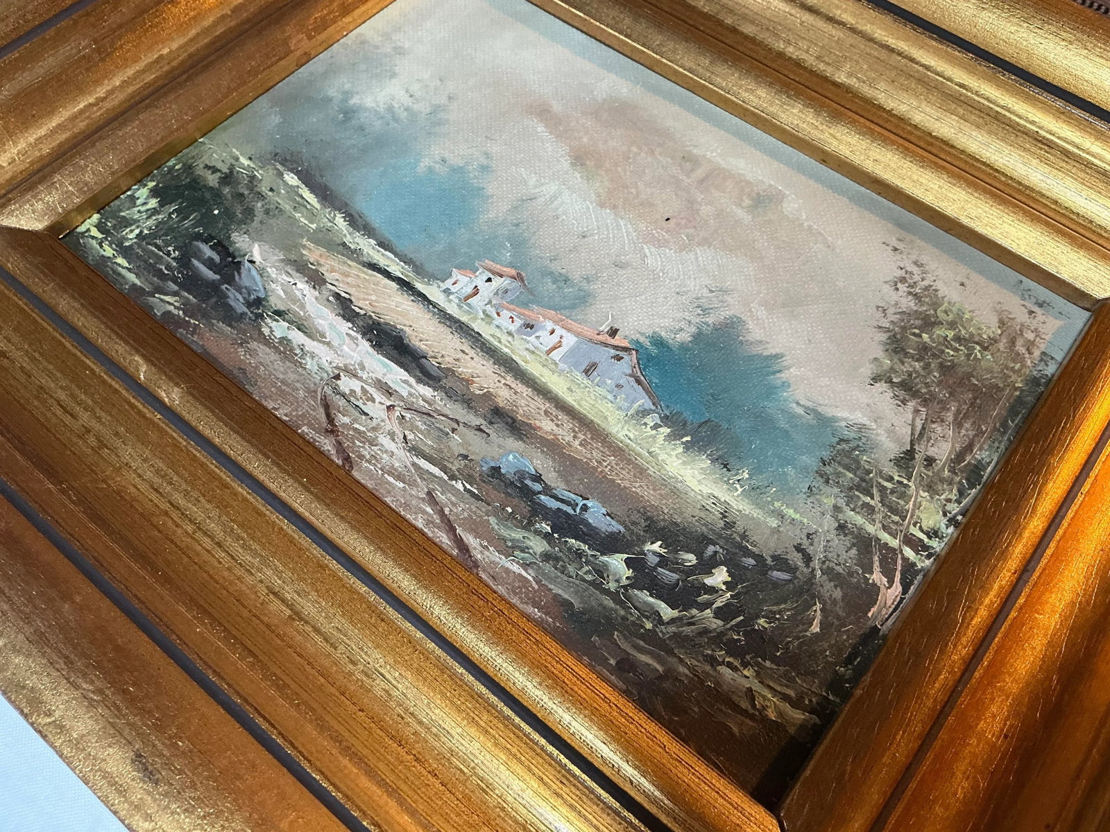 Vintage Painting - Country Landscape - Later 20th C - 6