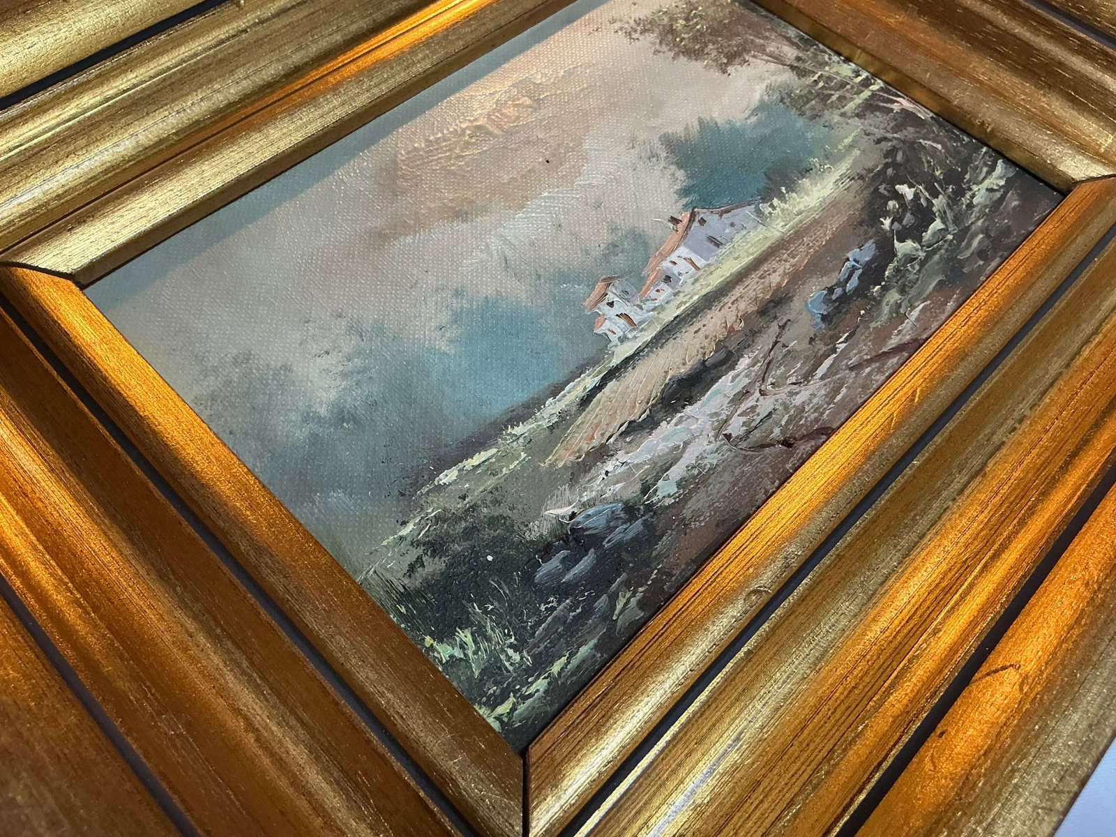Vintage Painting - Country Landscape - Later 20th C - 7