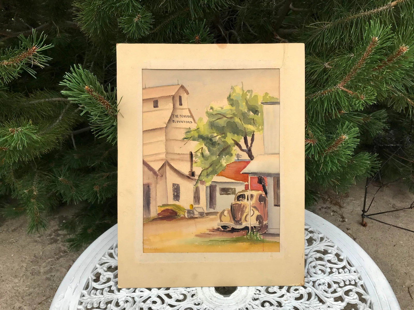 1930s Regionalist Watercolor Painting - 2