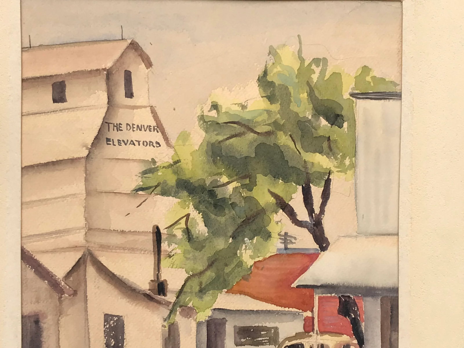 1930s Regionalist Watercolor Painting - 3
