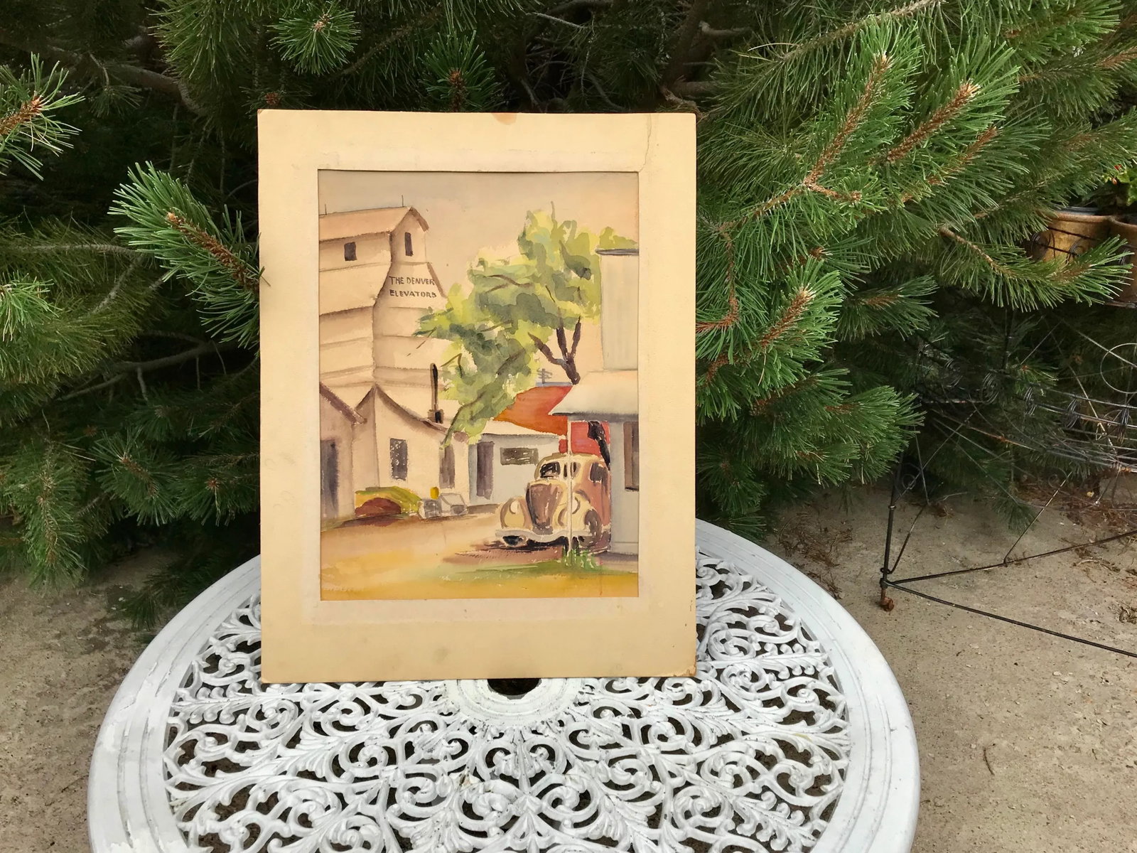 1930s Regionalist Watercolor Painting - 4
