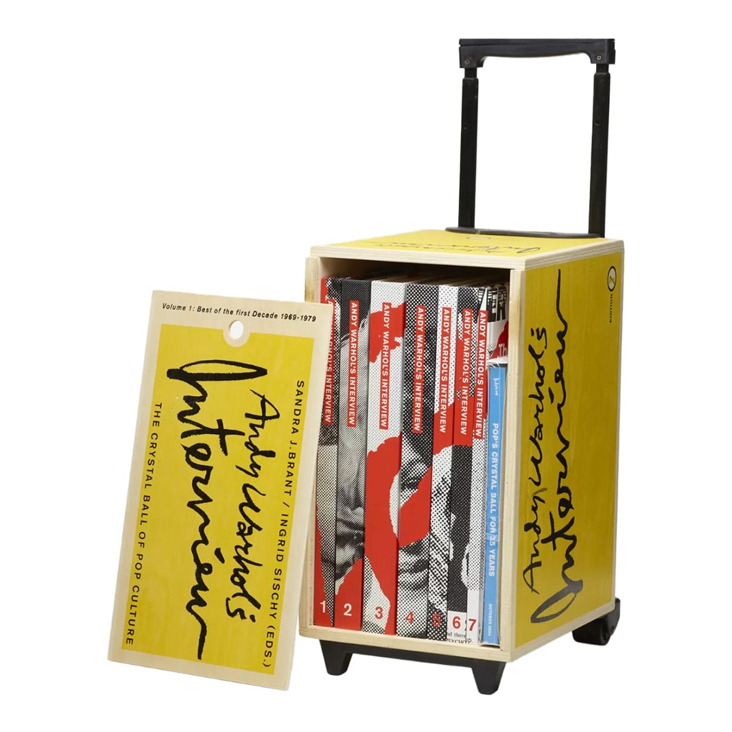 Andy Warhol's Interview Magazine the Crystal Ball of Pop 7 Volume Set (Box/Suitcase) Unopened (1 of 5)