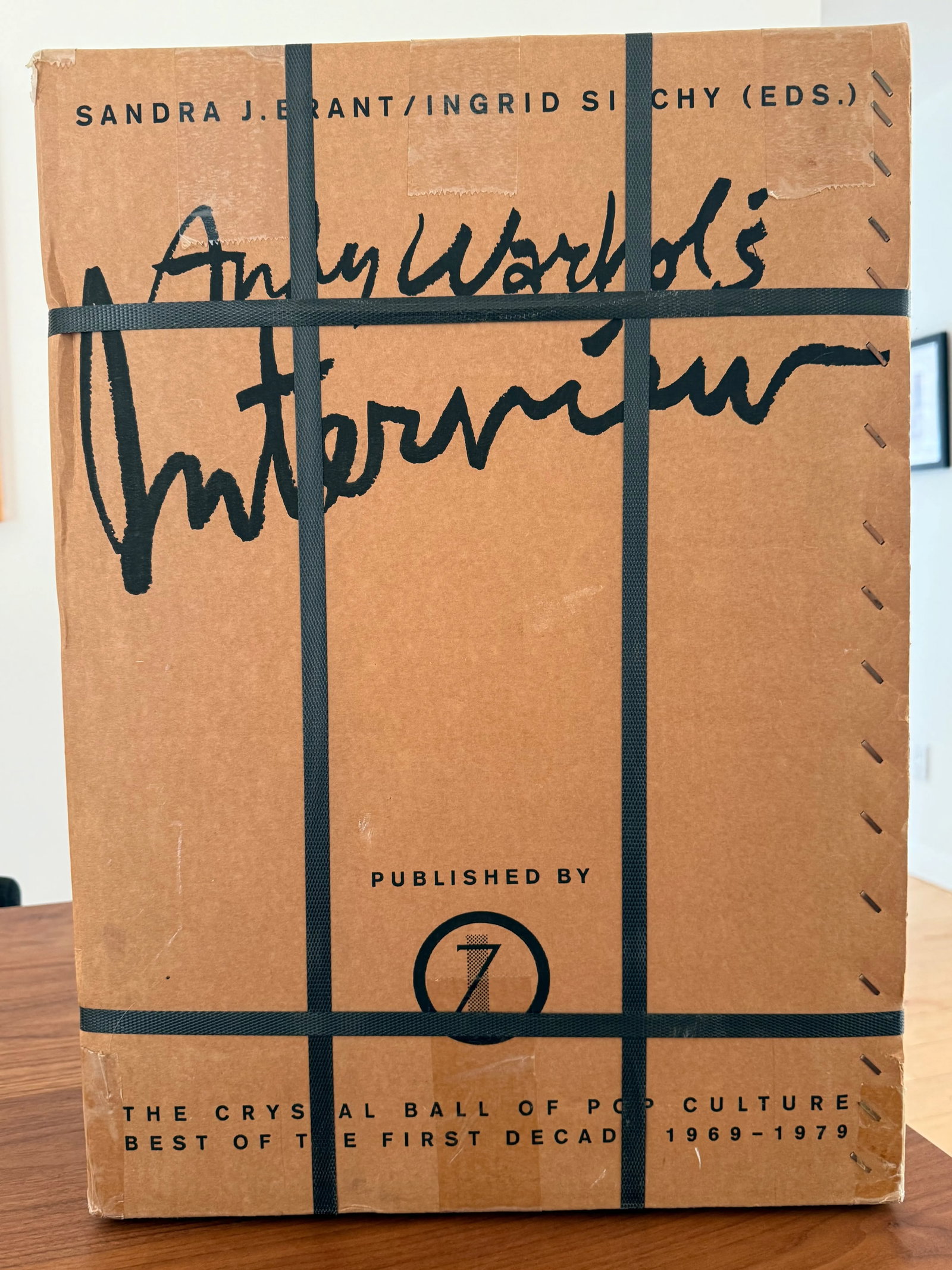 Andy Warhol's Interview Magazine the Crystal Ball of Pop 7 Volume Set (Box/Suitcase) Unopened - 2