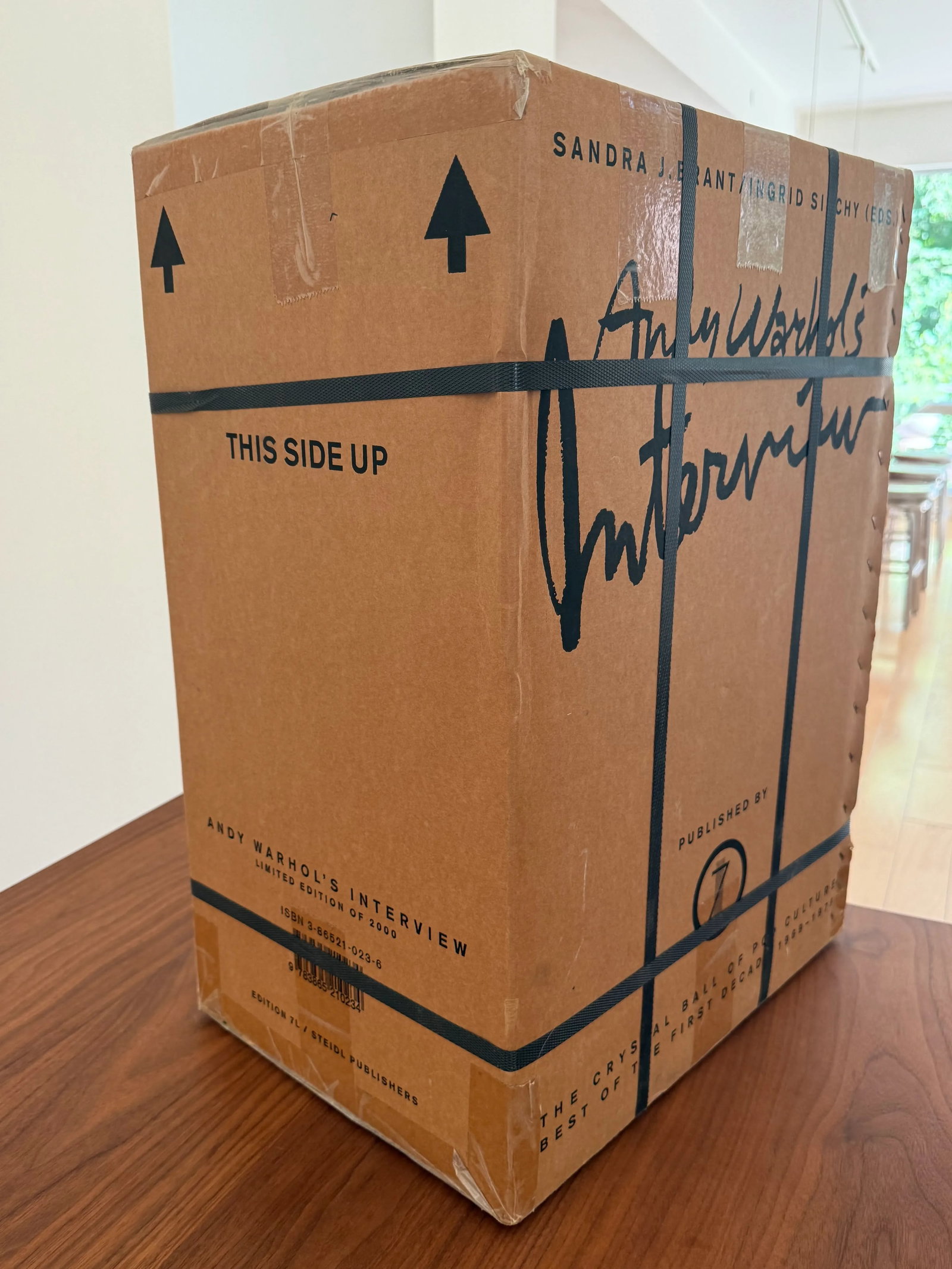 Andy Warhol's Interview Magazine the Crystal Ball of Pop 7 Volume Set (Box/Suitcase) Unopened - 3