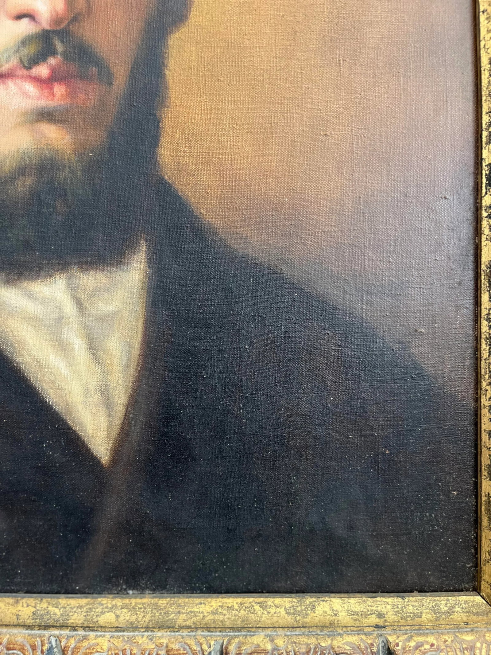 Austrian Portrait - Oil on Canvas - Hasid With Traditional Schtreimel - 8