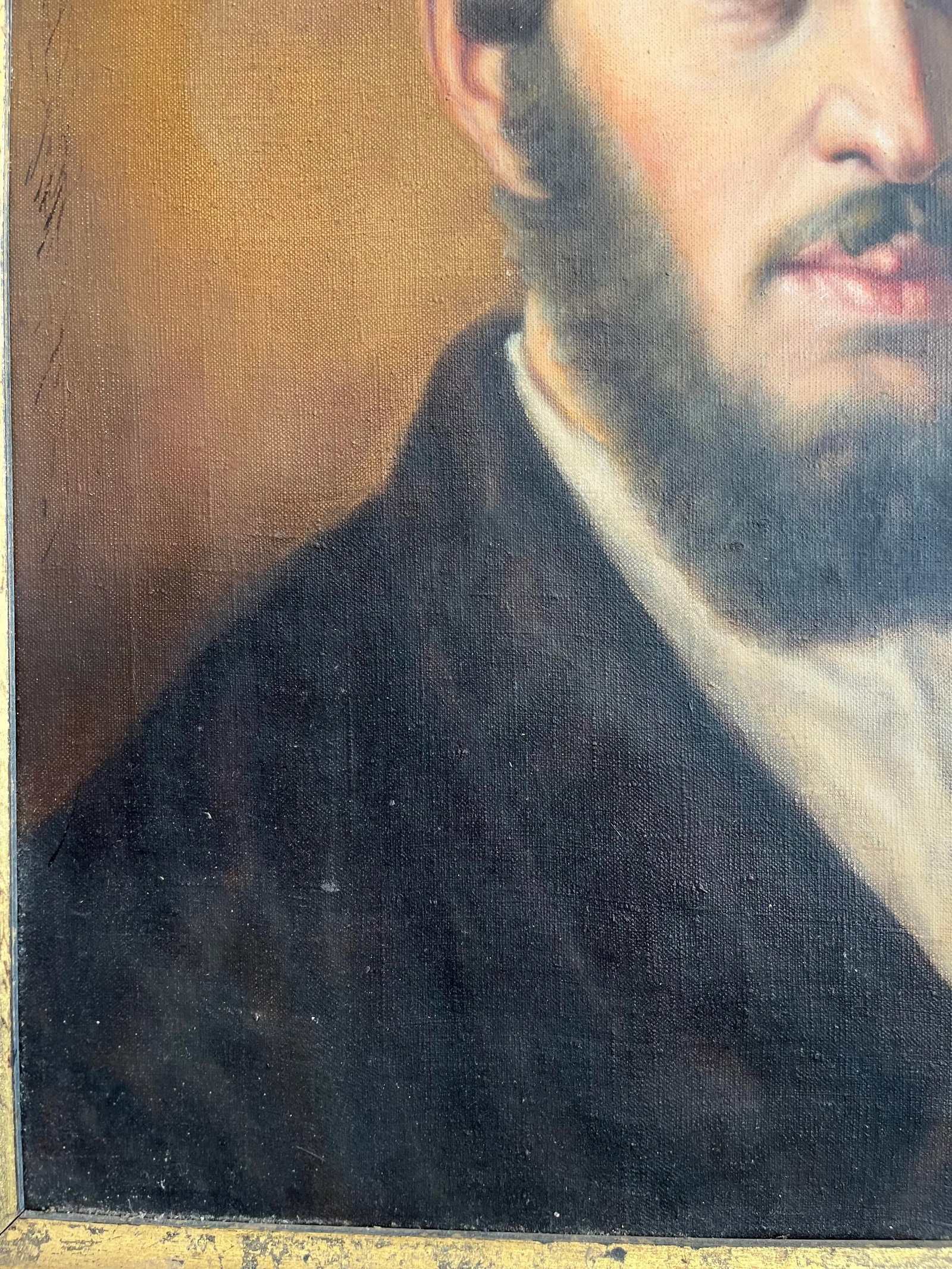 Austrian Portrait - Oil on Canvas - Hasid With Traditional Schtreimel - 9