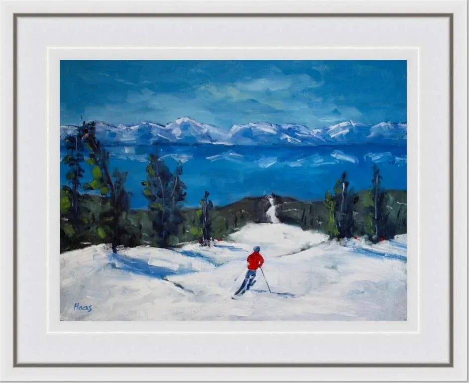 Winterscapes - Diamond Peak Run Original Oil on Gallery Wrapped Canvas - 10