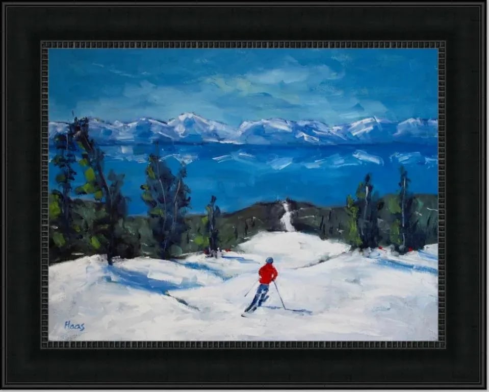 Winterscapes - Diamond Peak Run Original Oil on Gallery Wrapped Canvas - 11