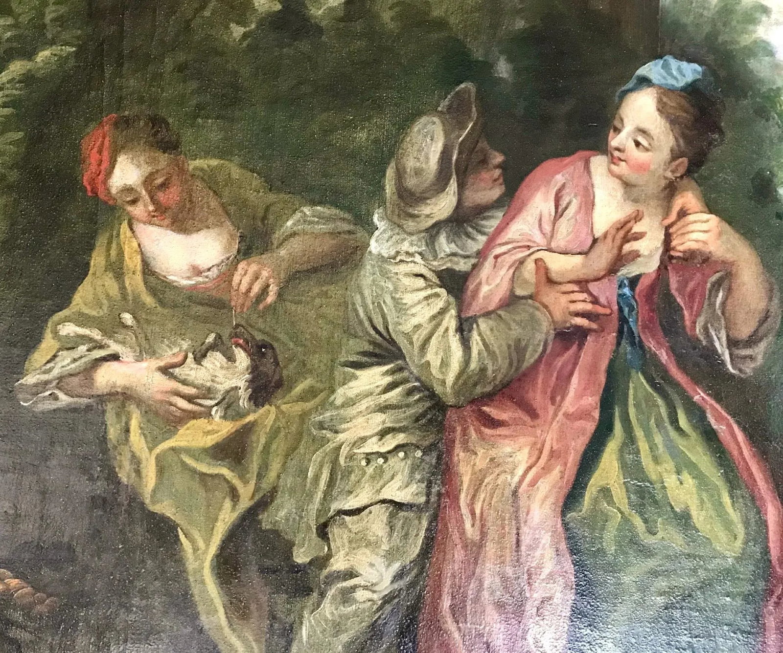 18th Century Figurative French Rococo Oil Painting After Francois Boucher, Framed - 10