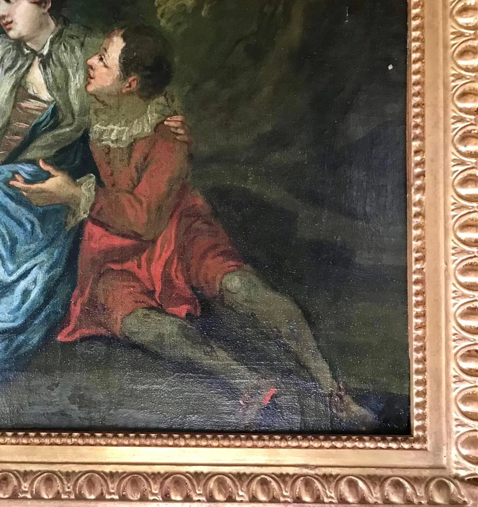 18th Century Figurative French Rococo Oil Painting After Francois Boucher, Framed - 3