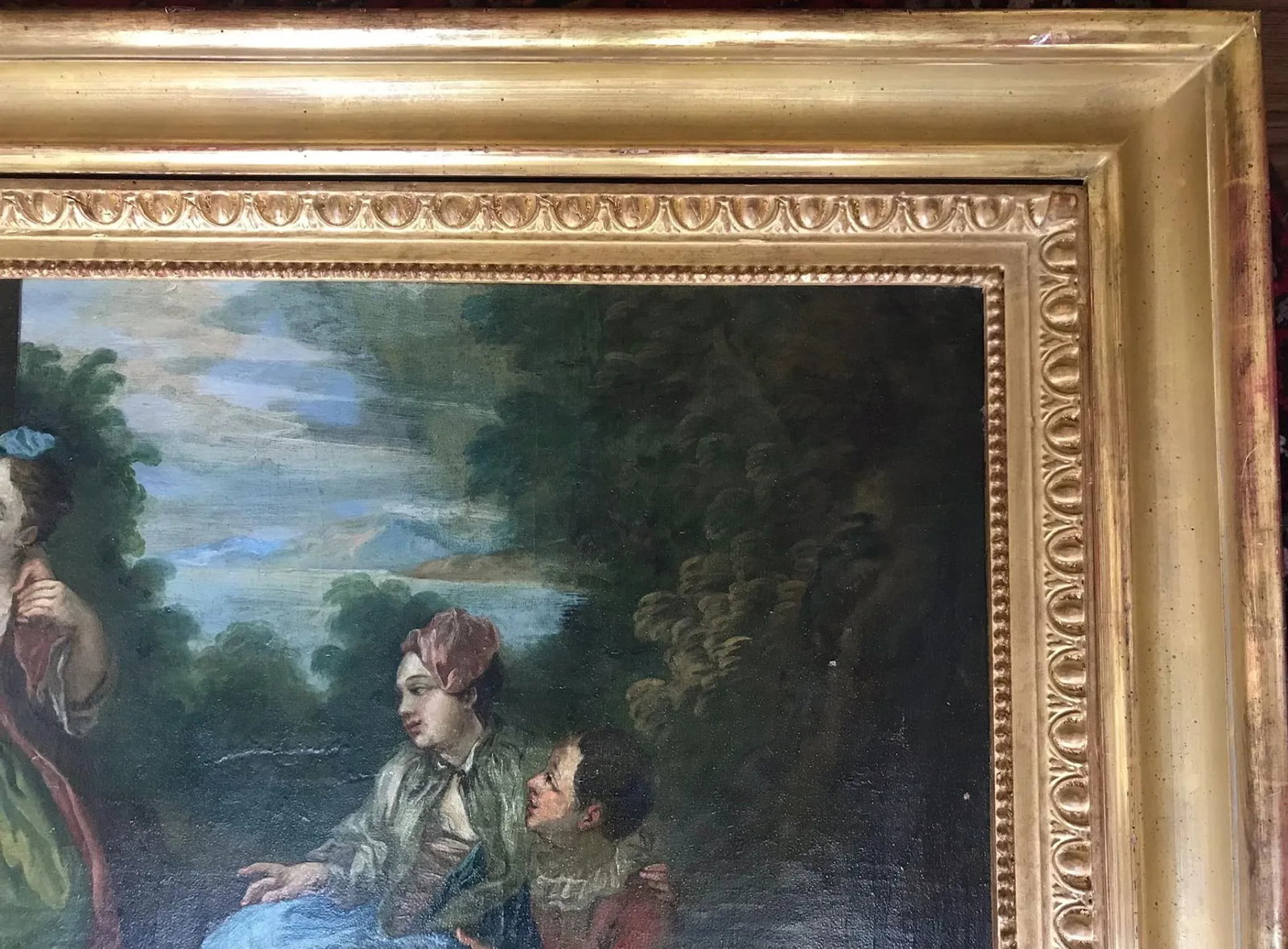 18th Century Figurative French Rococo Oil Painting After Francois Boucher, Framed - 5