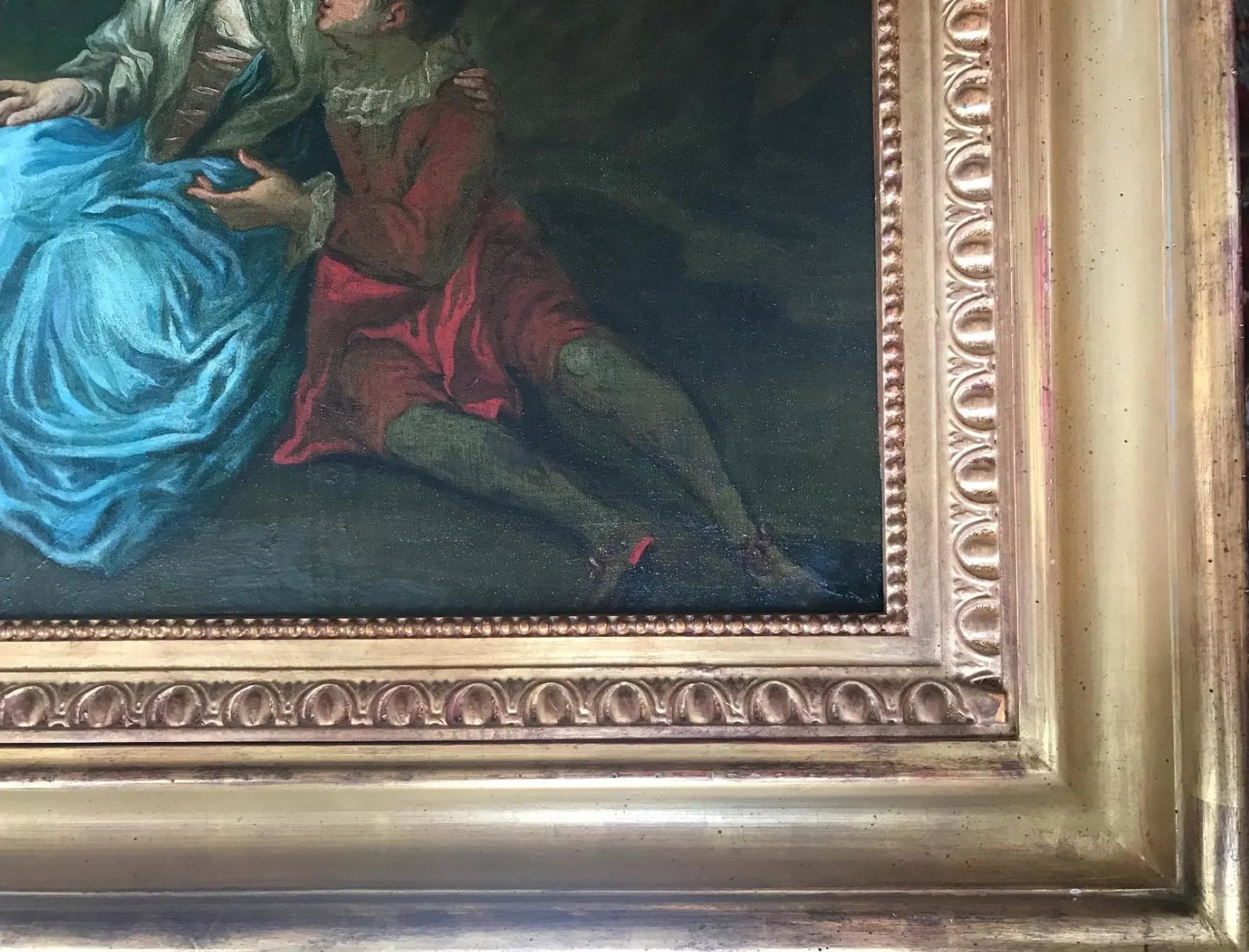 18th Century Figurative French Rococo Oil Painting After Francois Boucher, Framed - 6