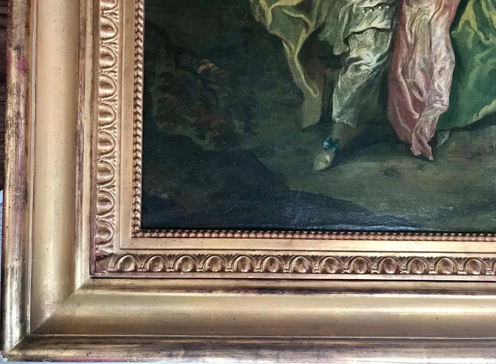 18th Century Figurative French Rococo Oil Painting After Francois Boucher, Framed - 7
