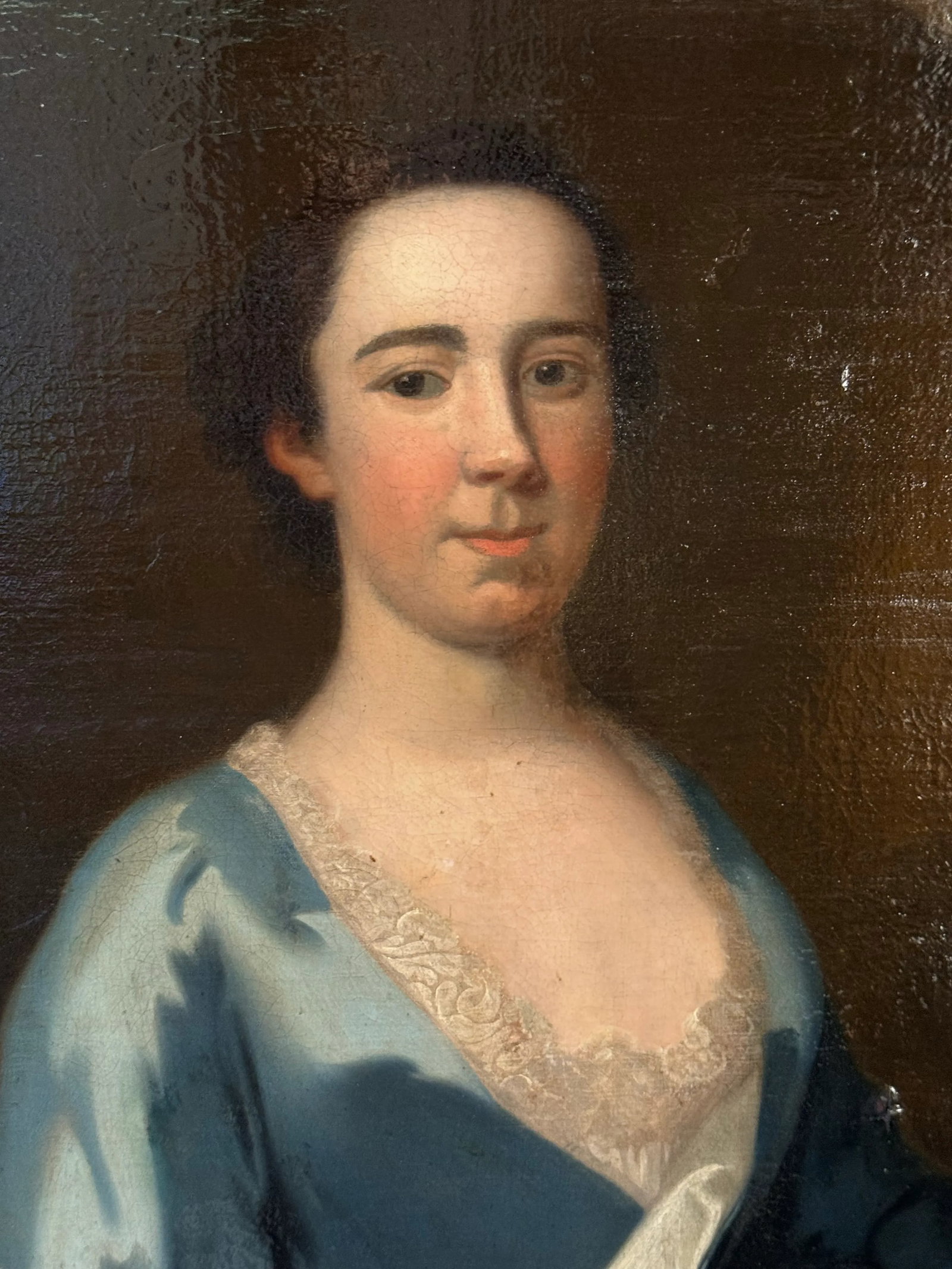 Early 18th Century English Portrait of Lady Proby, Circle of Sir Godfrey Kneller - 7