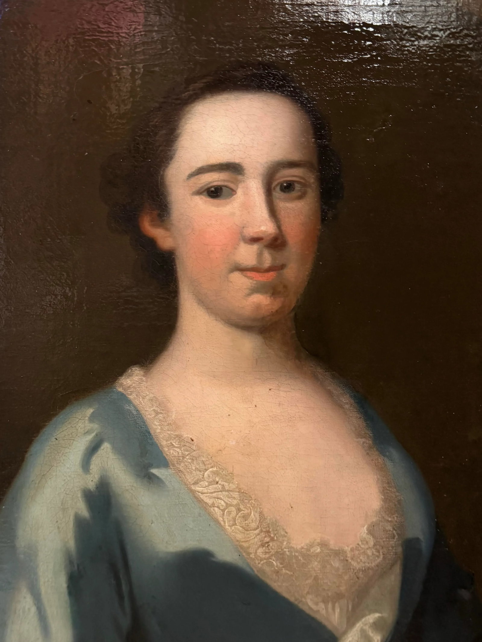Early 18th Century English Portrait of Lady Proby, Circle of Sir Godfrey Kneller - 8