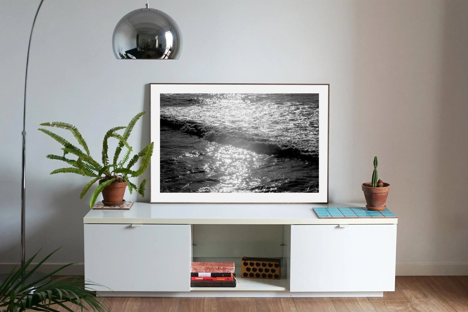 "Pacific Sunset Waves" Contemporary Seascape Giclee Print by Kind of Cyan - 4