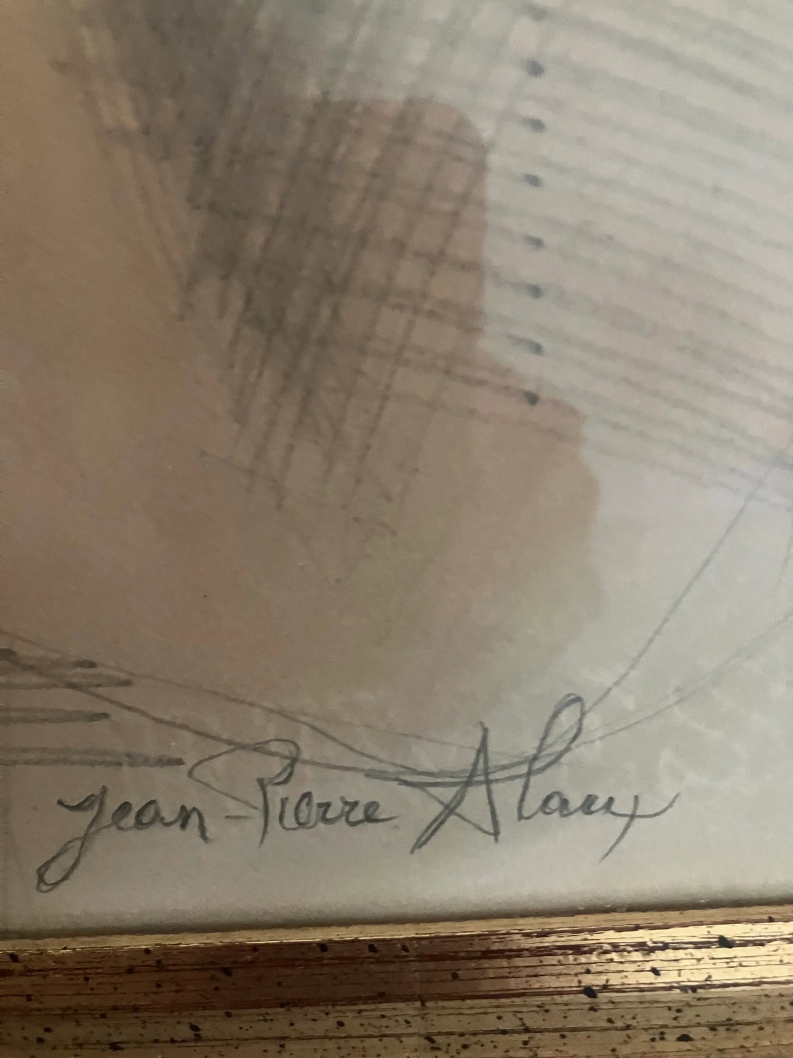 1970s Jean-Pierre Alaux Mythical Painting Young Lady and Surrealist Man - 12