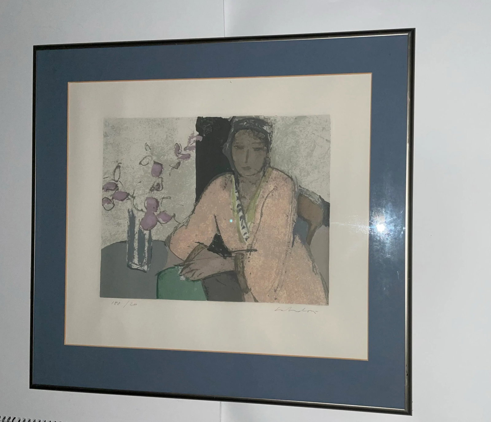 1950s Aldo Salvadori Lithograph, Framed - 3