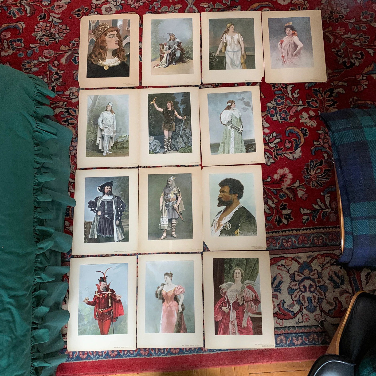 Late 19th Century Portraits of Opera Performers Original Prints - Set of 13 - 13