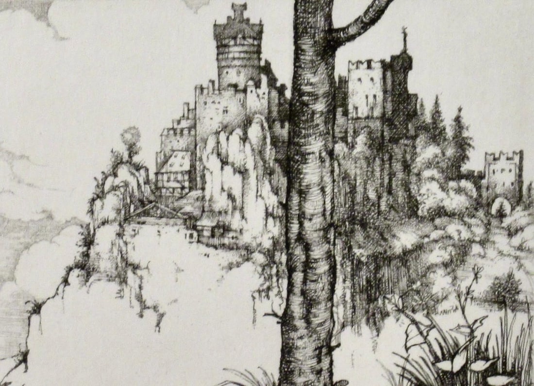 Charles Bragg Medieval Erotic Scene C. 1980 Reproduction Print - 3
