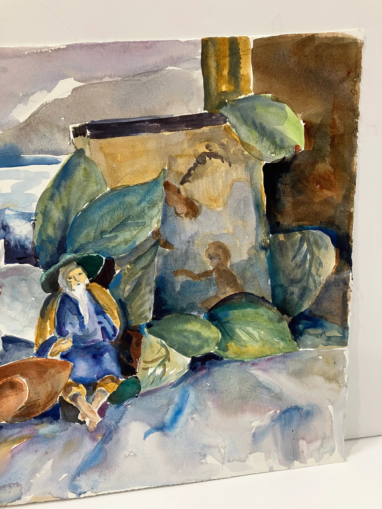 1970s Original Watercolor by Christine Pitman 524 - 2