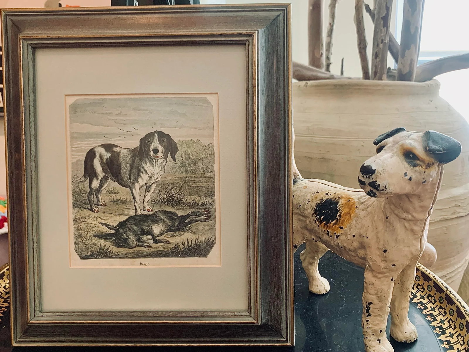 19th-Century Hand Colored French Engraving of a Beagle for "La Chasse Illustree" by Firmin Didot - 2