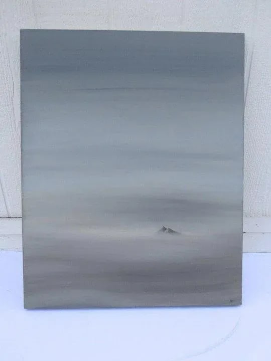 2000 "Mountain Peaks" Contemporary Minimalist Painting by Andrew Miller - 2