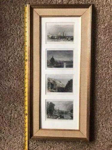 Early 19th Century "Scheveling, Constance, Shanklin Chine, View Near Huy" Engravings, Framed - 11