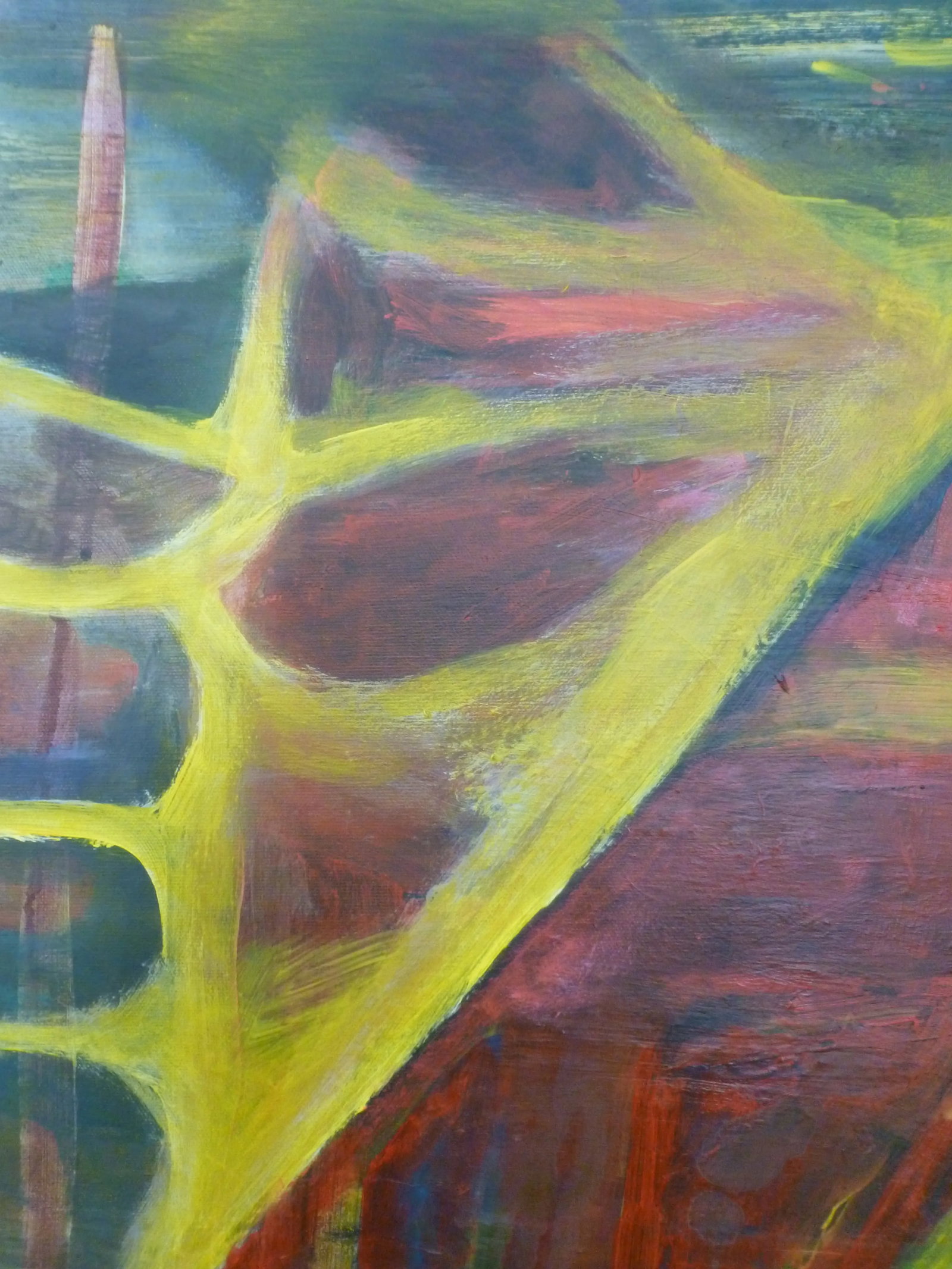 "Pegasus" Abstract Oil and Acrylic Horse Painting by Scott Spencer - 4