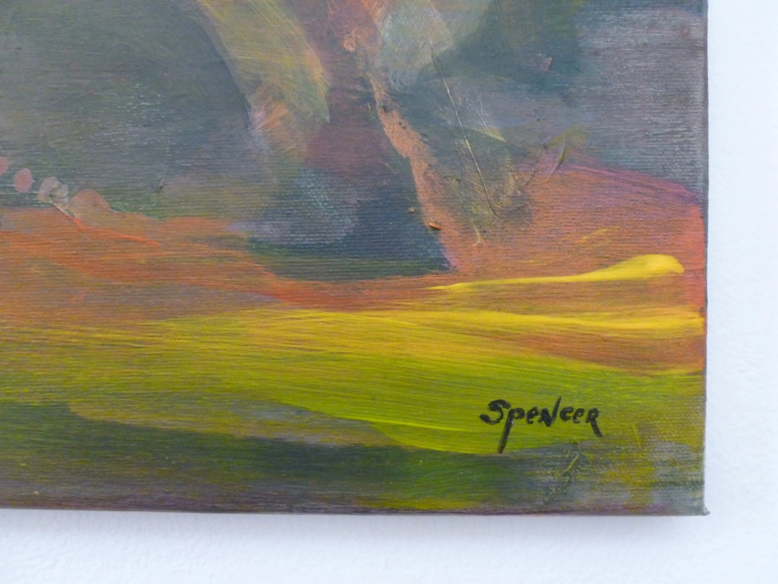 "Pegasus" Abstract Oil and Acrylic Horse Painting by Scott Spencer - 5