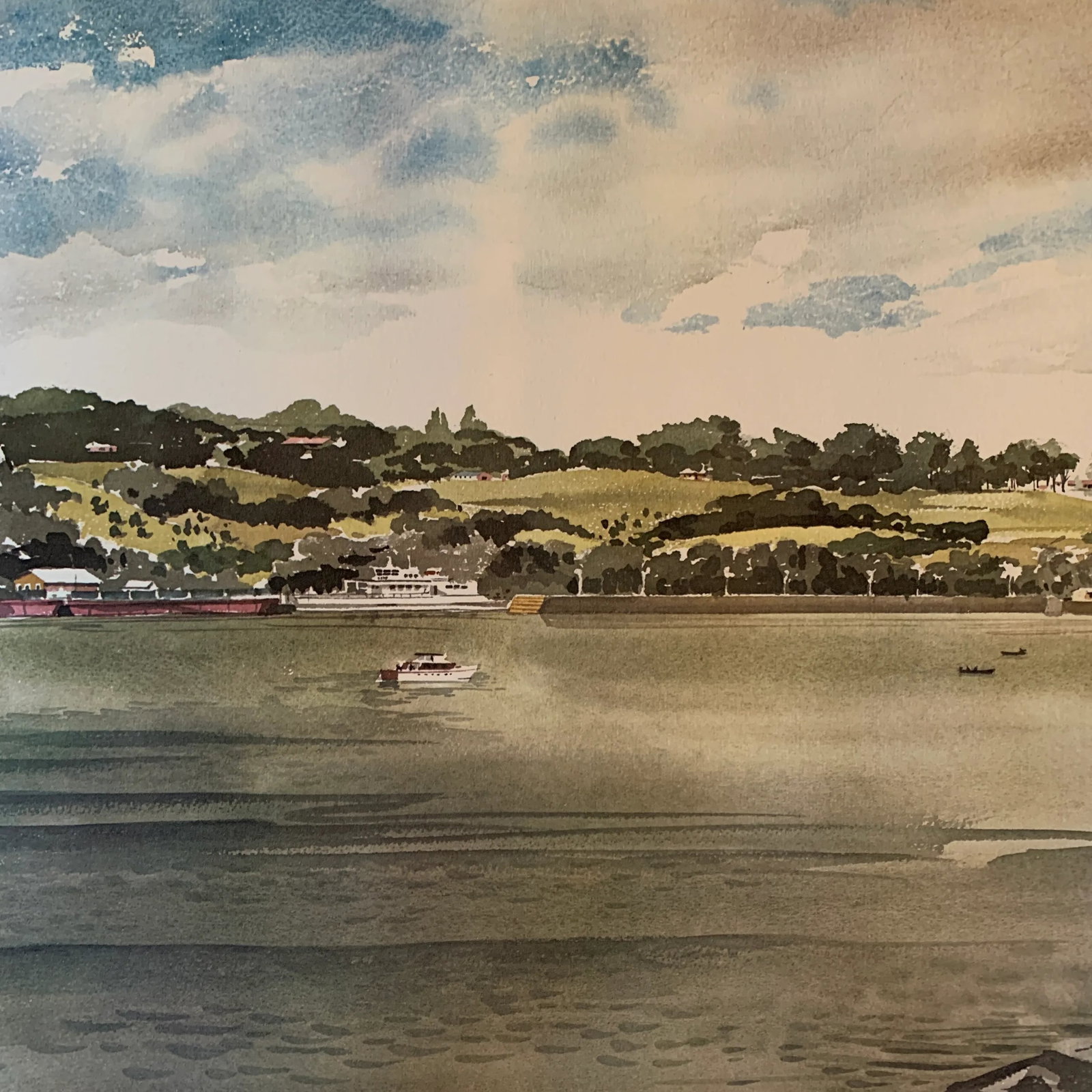 Mid 20th Century Architectural and Coastal Prints - Set of 3 - 10