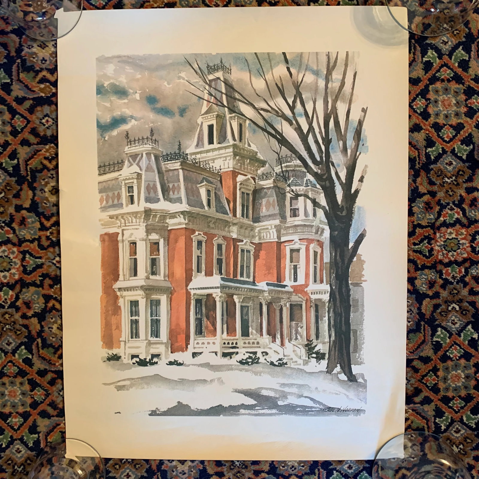 Mid 20th Century Architectural and Coastal Prints - Set of 3 - 3
