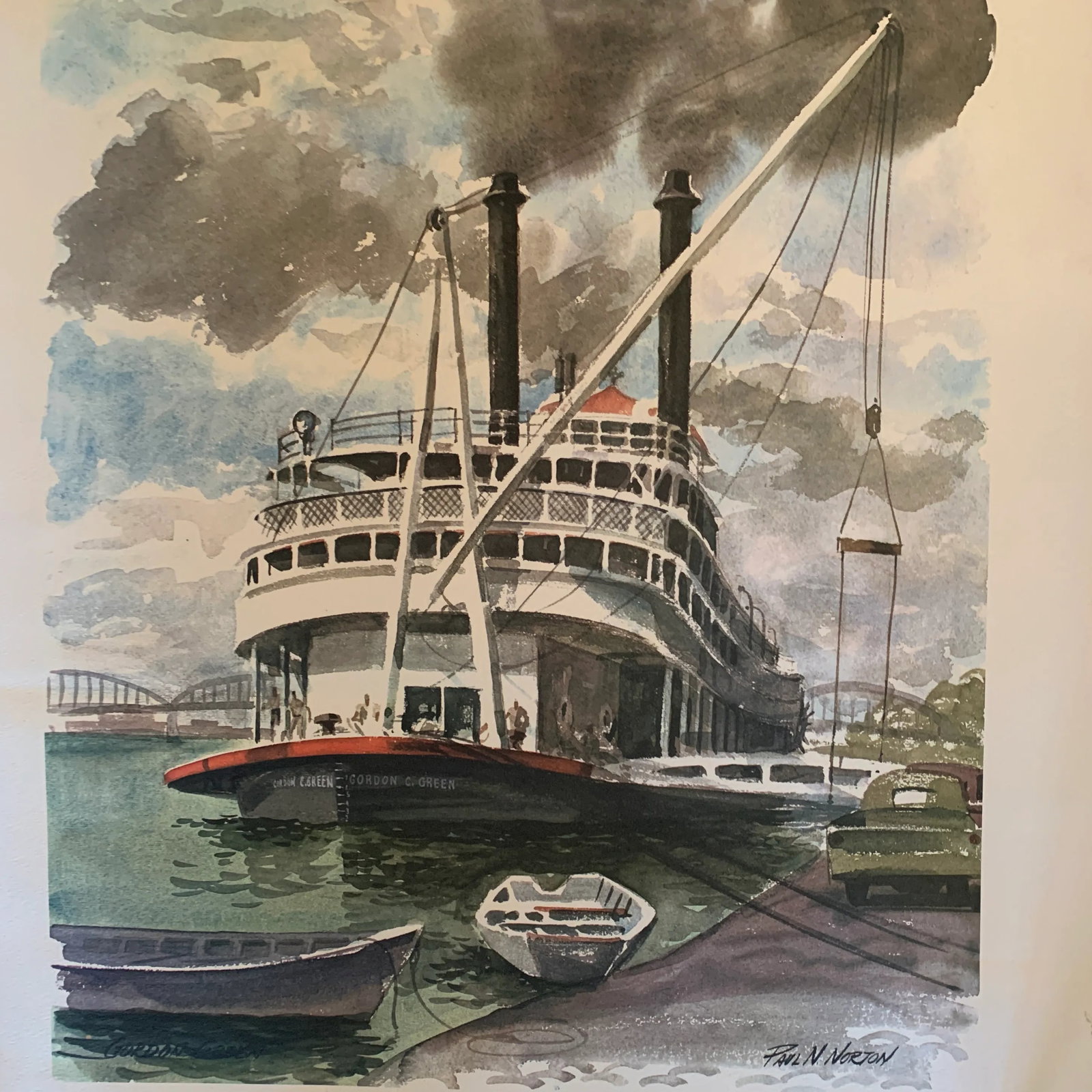 Mid 20th Century Architectural and Coastal Prints - Set of 3 - 7