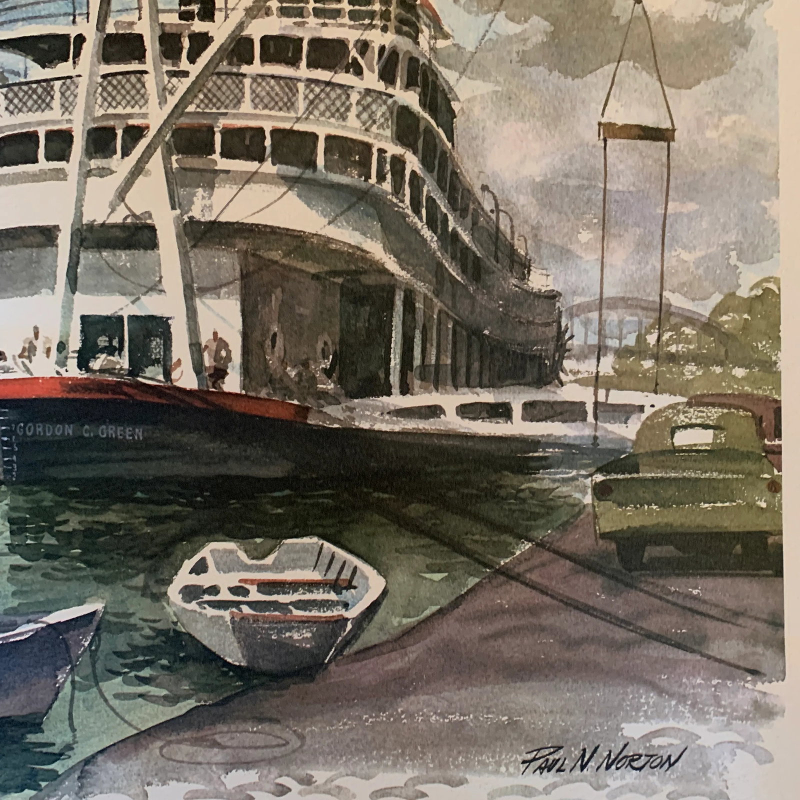 Mid 20th Century Architectural and Coastal Prints - Set of 3 - 8