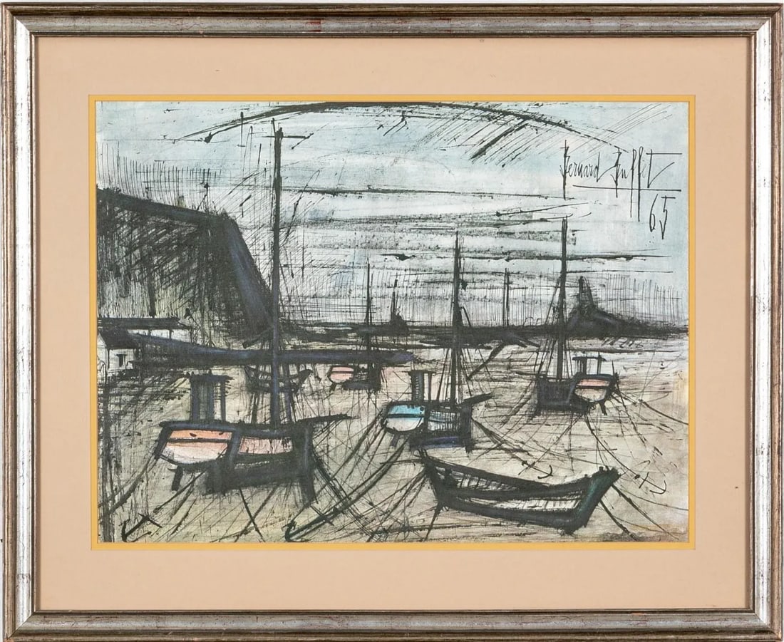 Bernard Buffet (French 1928-1999) Colored Lithograph (1 of 5)