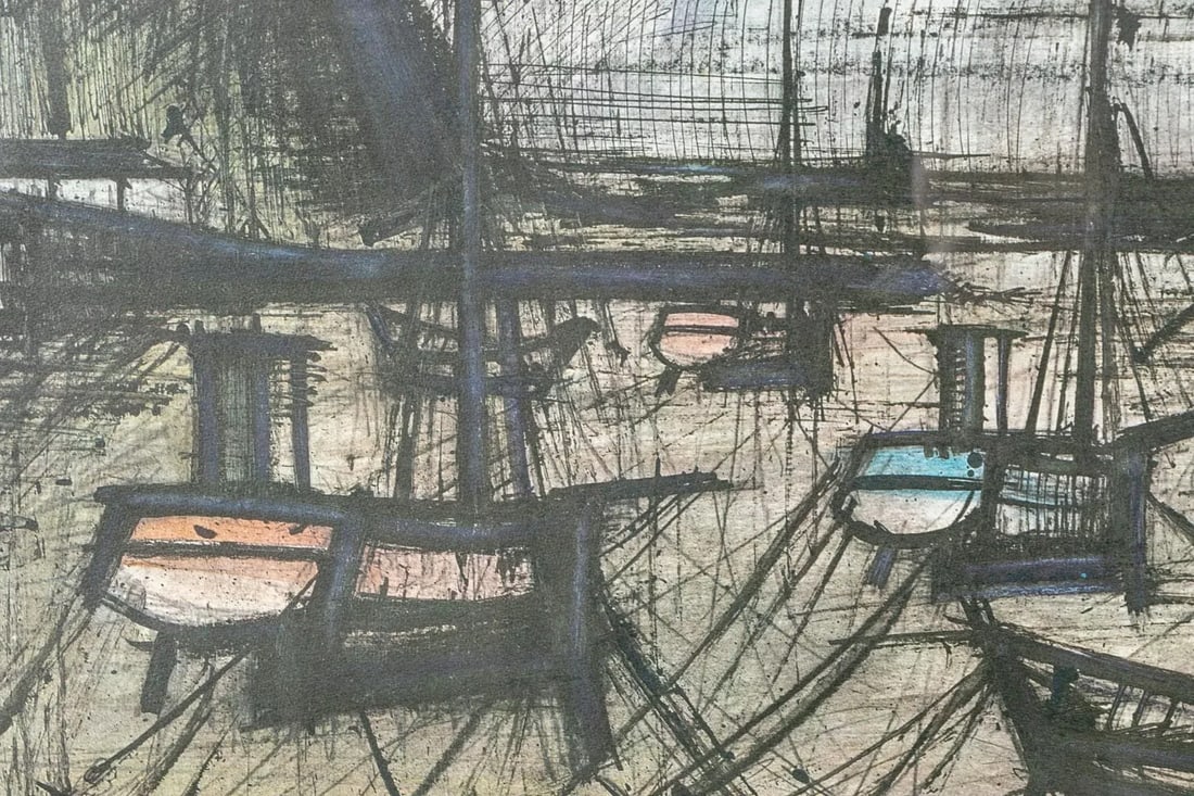 Bernard Buffet (French 1928-1999) Colored Lithograph - 3