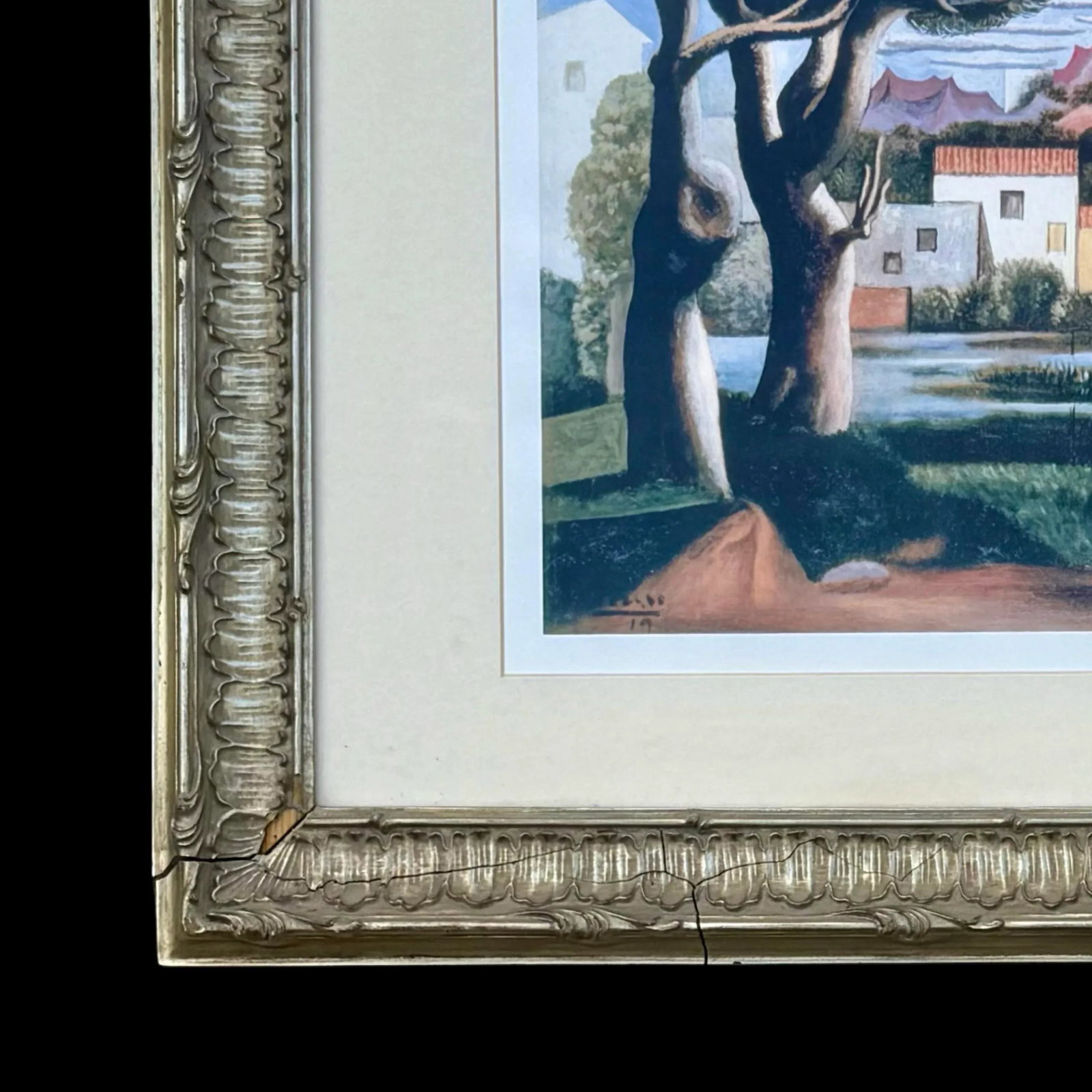 Vintage Pablo Picasso Foundation Limited Edition Lithograph "Landscape With Dead and Live Trees", Fr - 4