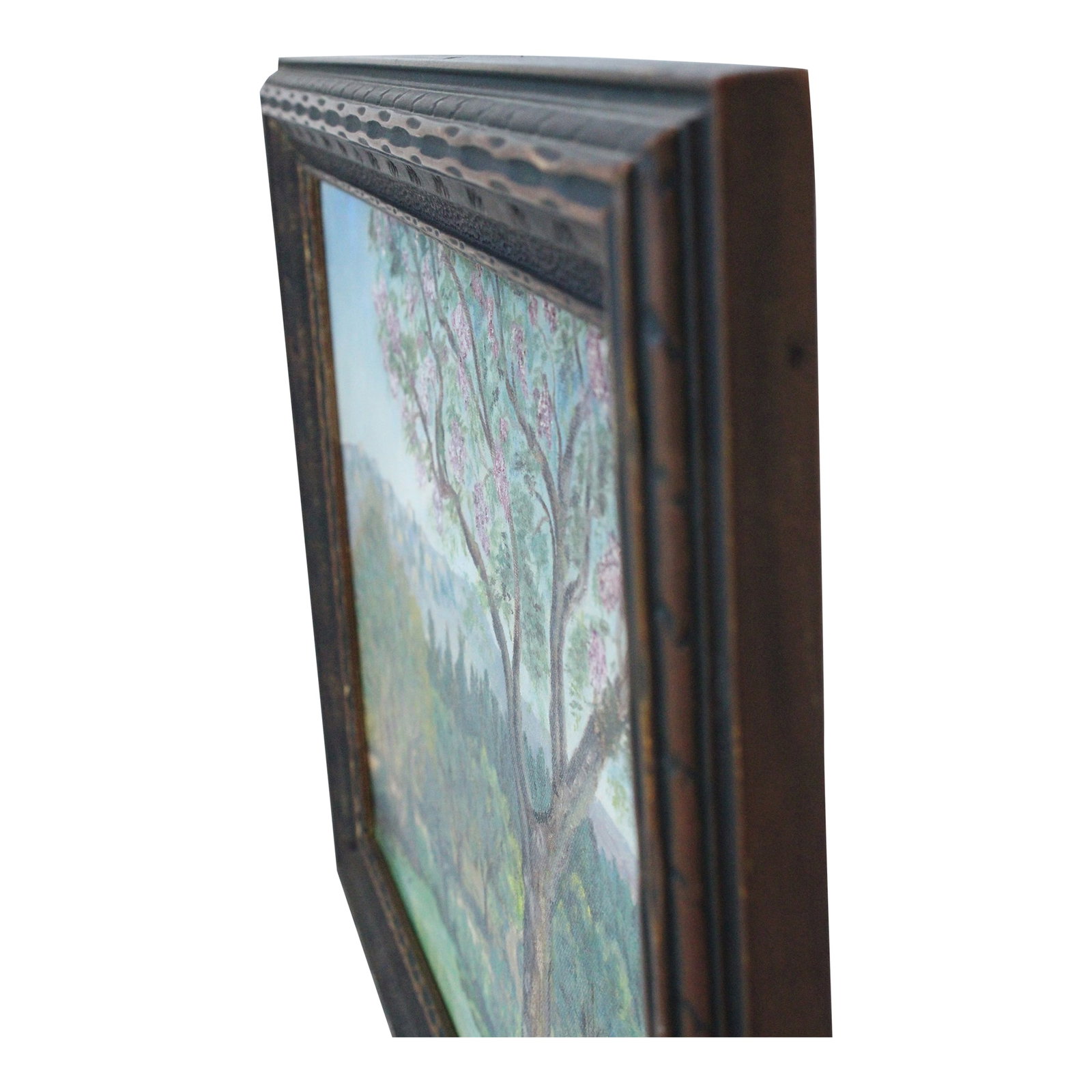 Mid-Century Signed Landscape Oil on Board/Framed - 2