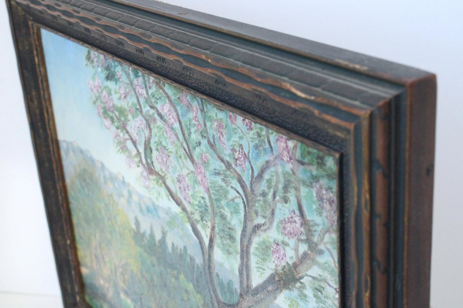 Mid-Century Signed Landscape Oil on Board/Framed - 3