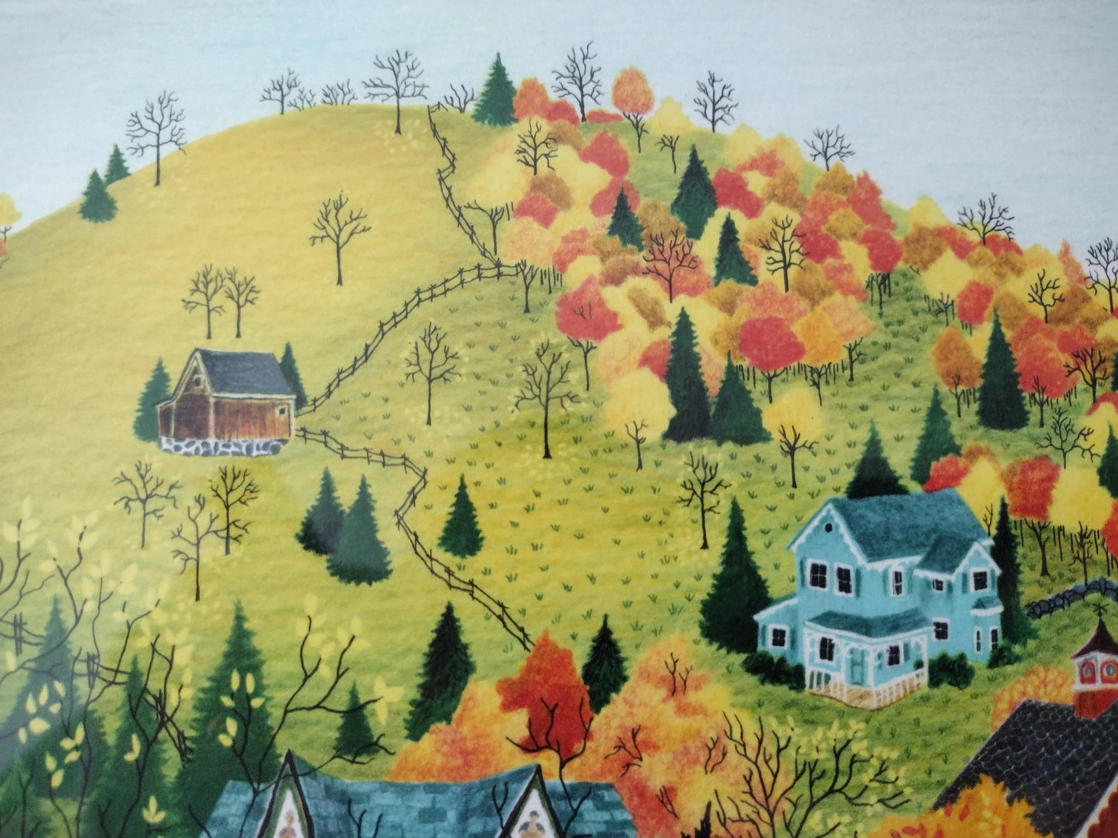 1970s Robert LoGrippo Signed Lithograph "Harvest Holiday" (1979), Framed - 11